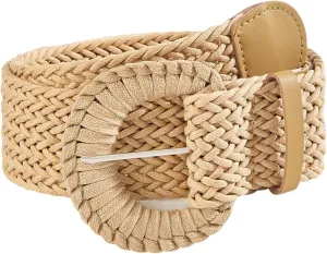 SeptCity Woven Belts for Women, Rattan Women's Belts for Dresses and Jeans Gift for Birthday Christmas Mother's Day