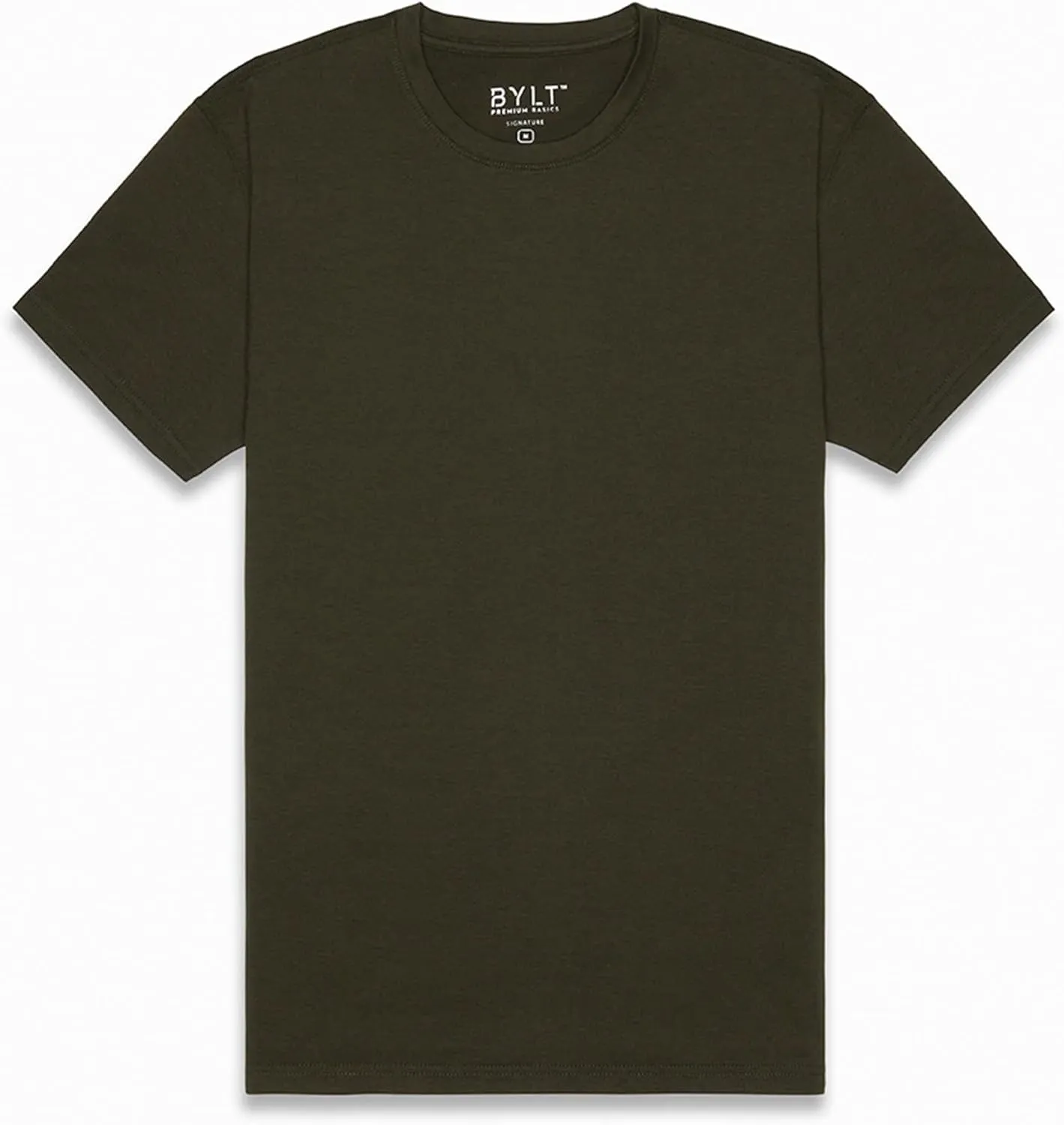 Split Hem Short Sleeve Men's T-Shirt - Polyester, Cotton, and Spandex Blend – Moisture Wicking, Breathable, Classic Fit