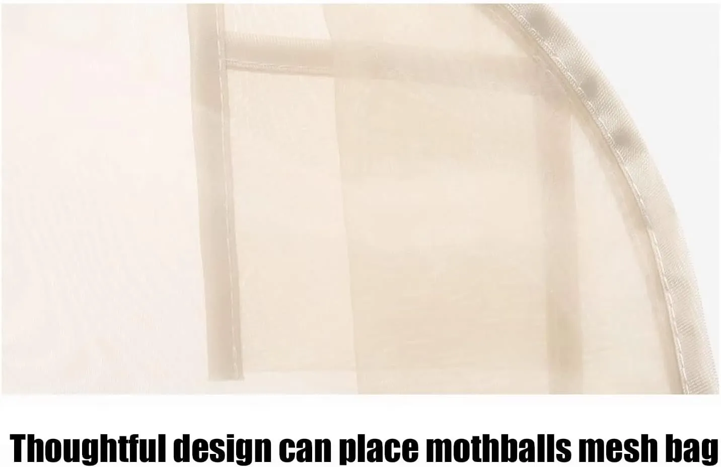 Storage Bags for Clothes,Clear Garment Bags for Hanging Clothes Made of Organza Material Built-in Mesh PocketDensified Woven Thread, not Easy to SnagBreathable and Dustproof