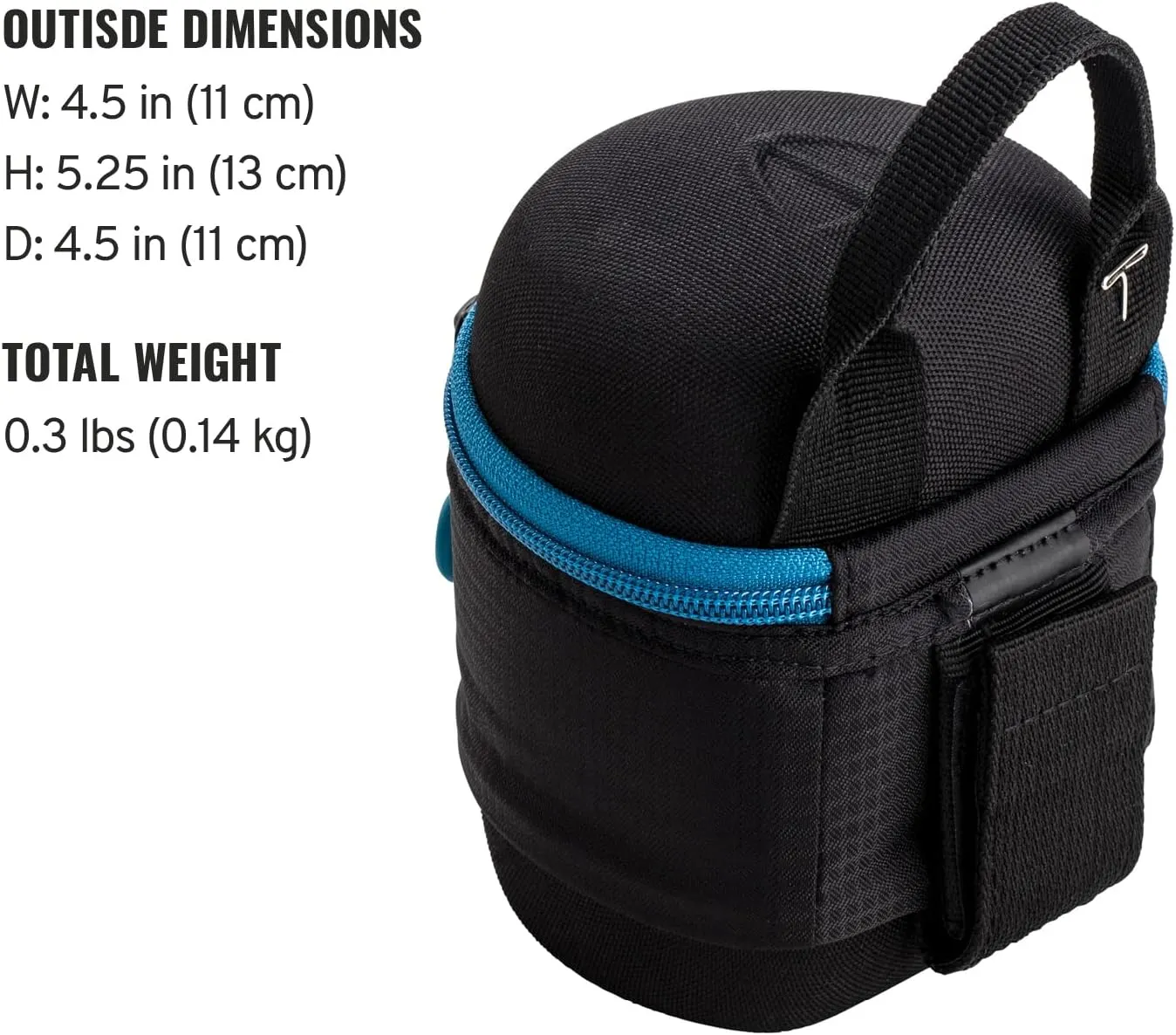 Tenba 636-356 Tools Lens Capsule 3.5x3.5 in. (9x9 cm) Bag Organiser,Black