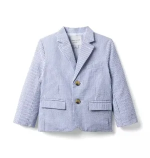 The Striped Seersucker Blazer
