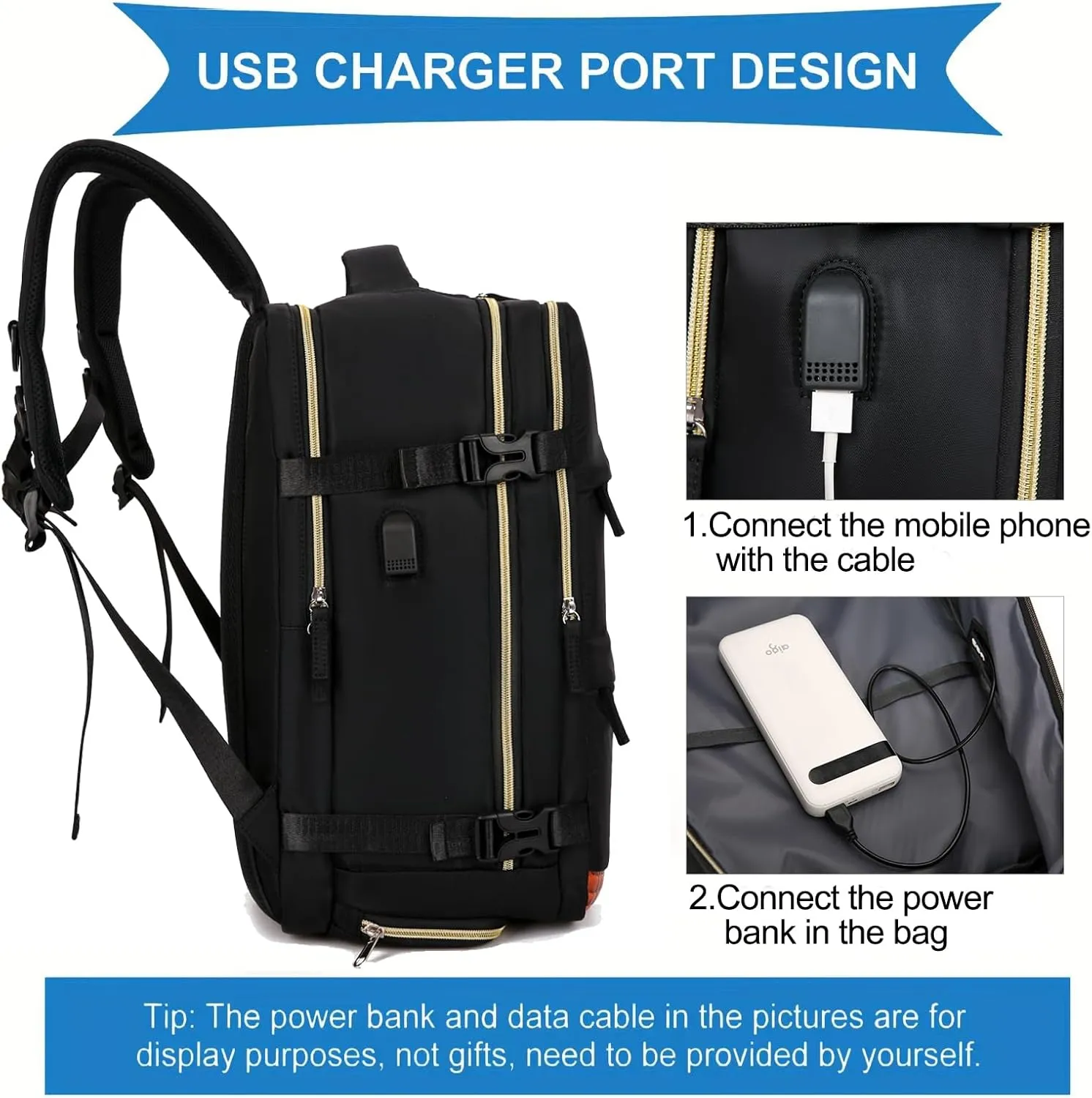 VODIU Travel Backpack for Women, Carry on Backpack Flight Approved Laptop Backpack