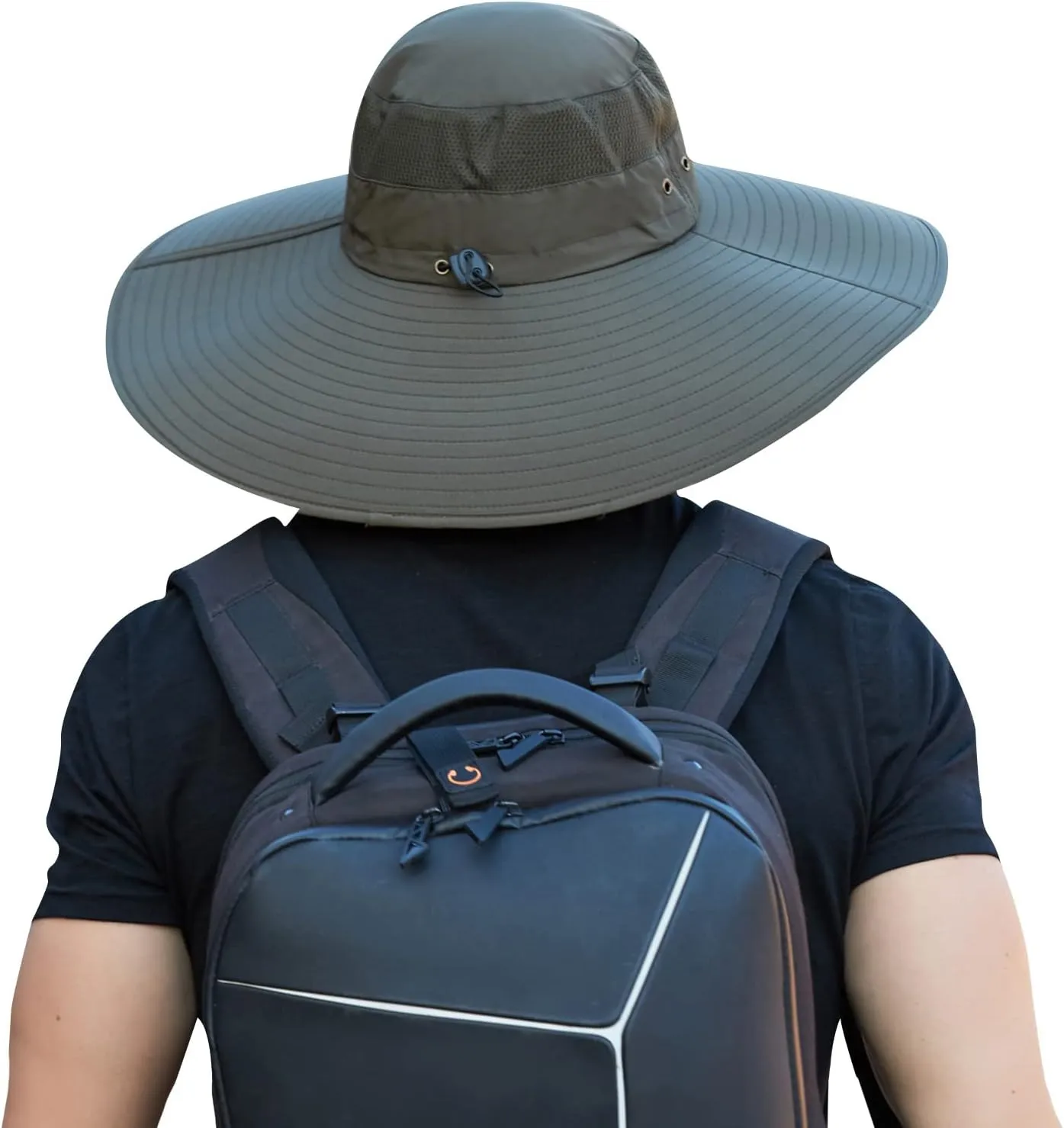 Wide Brim Sun Hat for Men Women UV Protection Ventilated Summer Hats for Fishing Hiking Garden Beach