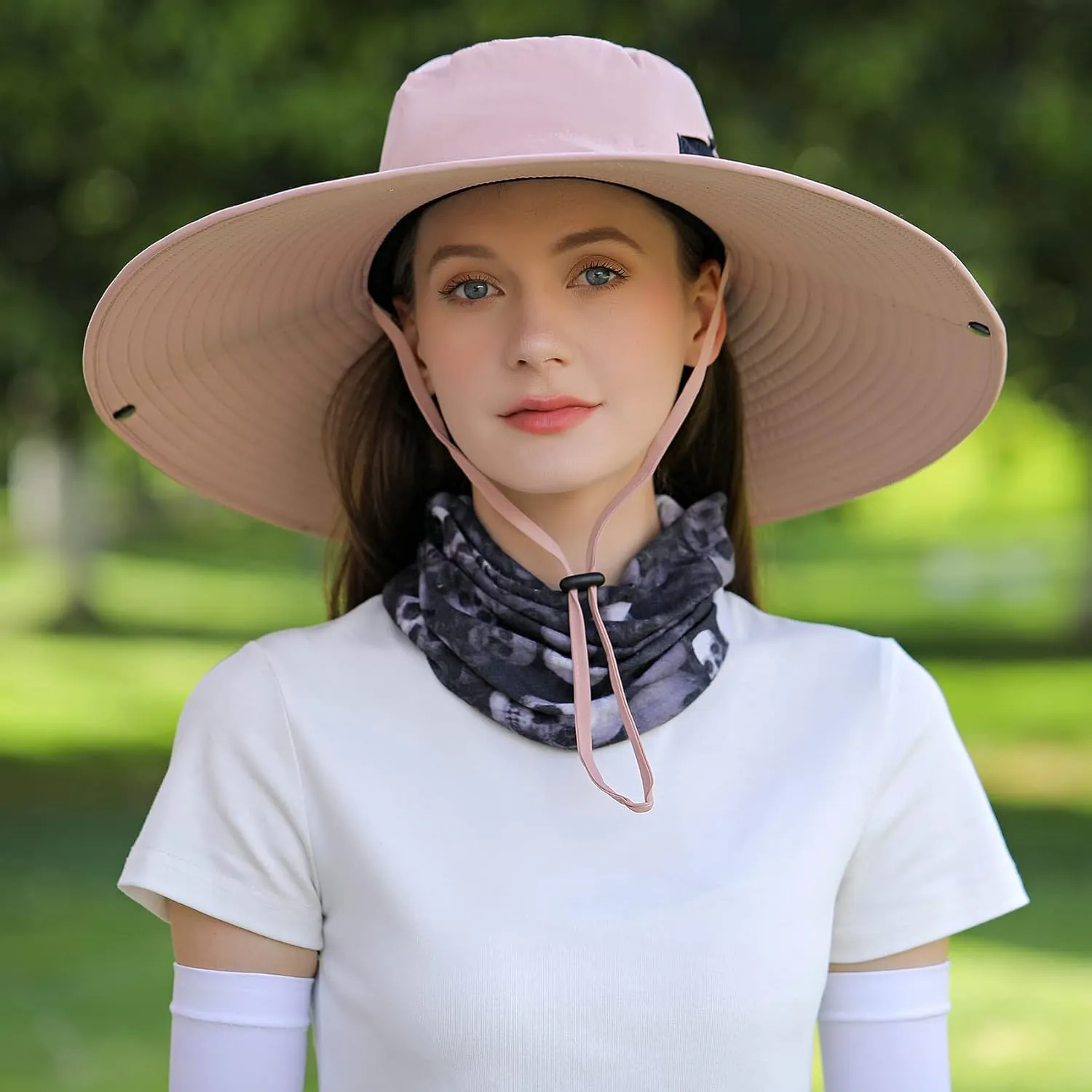 Wide Brim Sun Hat for Men Women UV Protection Ventilated Summer Hats for Fishing Hiking Garden Beach