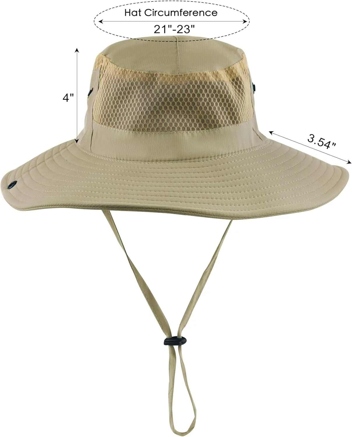 Womens Ponytail Sun Hat Wide Brim Mesh Bucket Hat UV UPF50 Protection Hat Foldable Summer Travel Beach Fishing Hats