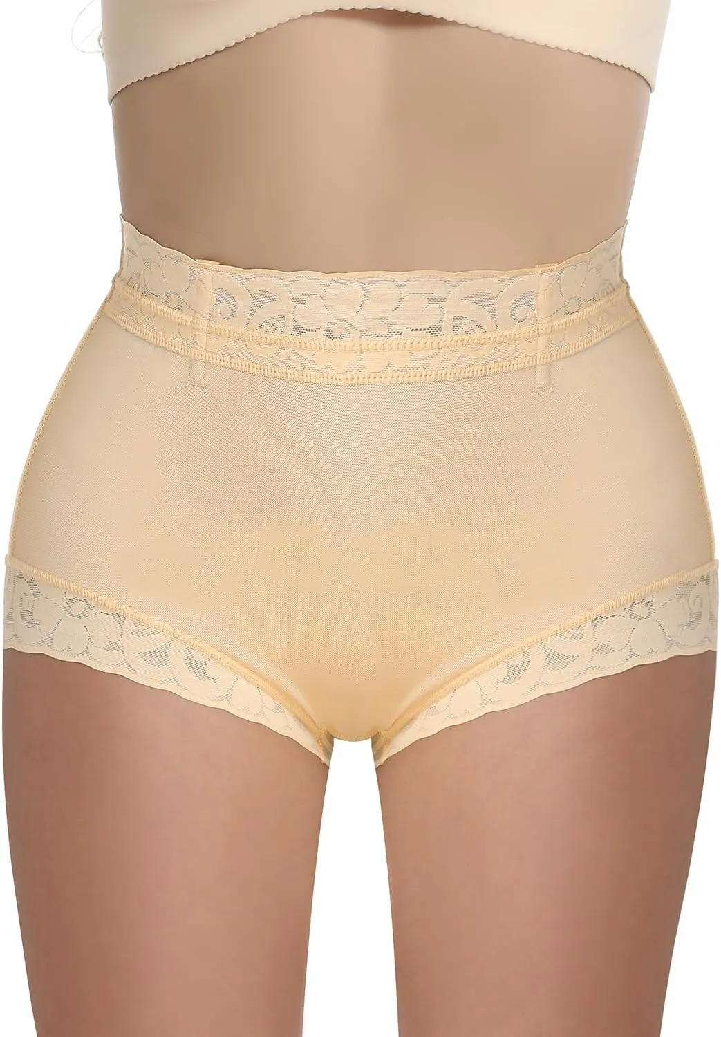 Womens Shapewear Control Panties Butt Lifter Boyshort Lace Panties Underwear