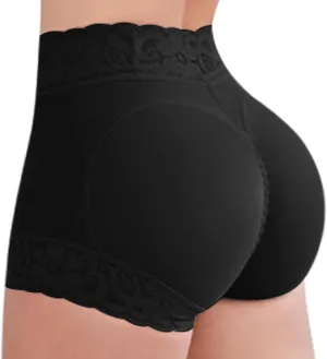 Womens Shapewear Control Panties Butt Lifter Boyshort Lace Panties Underwear