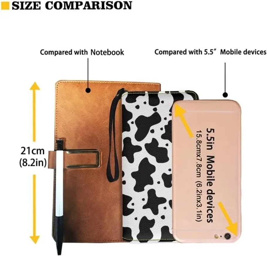 Wristlet Wallet for Women Leather Zip Around Clutch Travel Purse Fashion Travel Business Shopping Money Clips