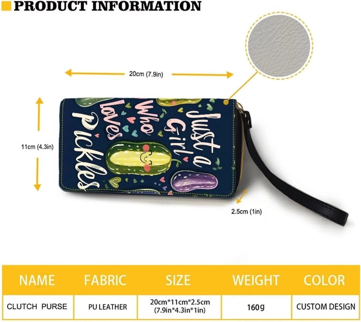 Wristlet Wallet for Women Leather Zip Around Clutch Travel Purse Fashion Travel Business Shopping Money Clips