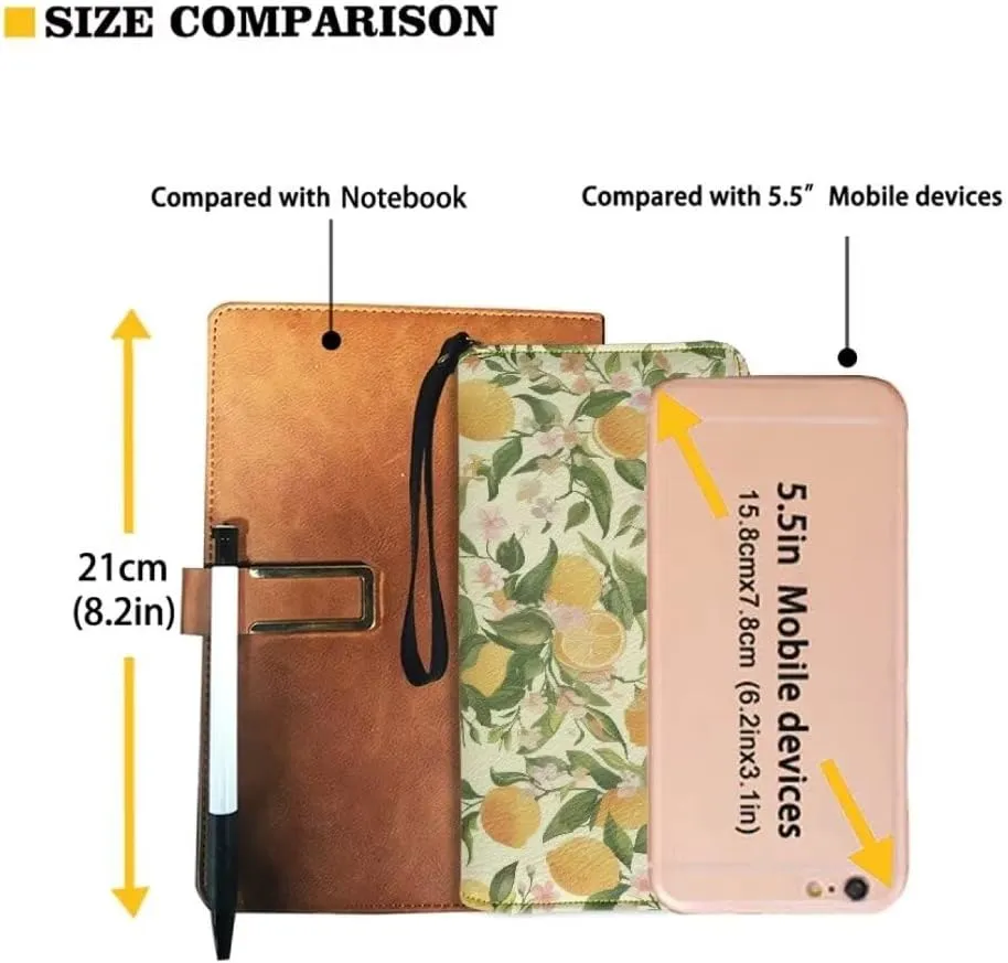 Wristlet Wallet for Women Leather Zip Around Clutch Travel Purse Fashion Travel Business Shopping Money Clips
