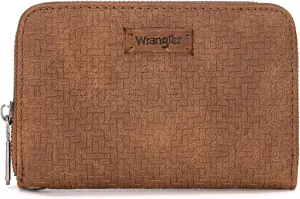 X Wrangler Credit Card Holder Wallet for Women Rfid Blocking Women's Wallets Card Cases & Money Organizers with Wristlet and Coin Pouch Minimalist Lightweight and Easy to Carry