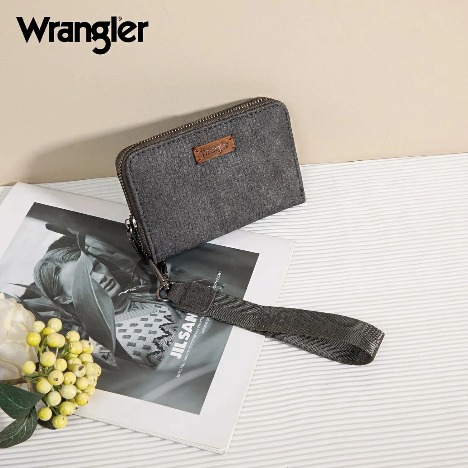 X Wrangler Credit Card Holder Wallet for Women Rfid Blocking Women's Wallets Card Cases & Money Organizers with Wristlet and Coin Pouch Minimalist Lightweight and Easy to Carry