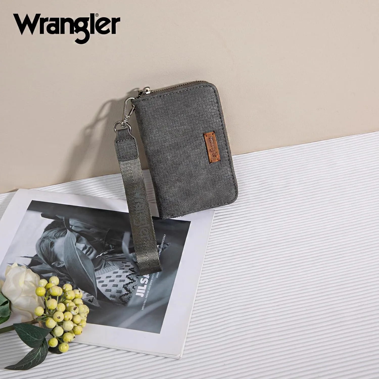 X Wrangler Credit Card Holder Wallet for Women Rfid Blocking Women's Wallets Card Cases & Money Organizers with Wristlet and Coin Pouch Minimalist Lightweight and Easy to Carry