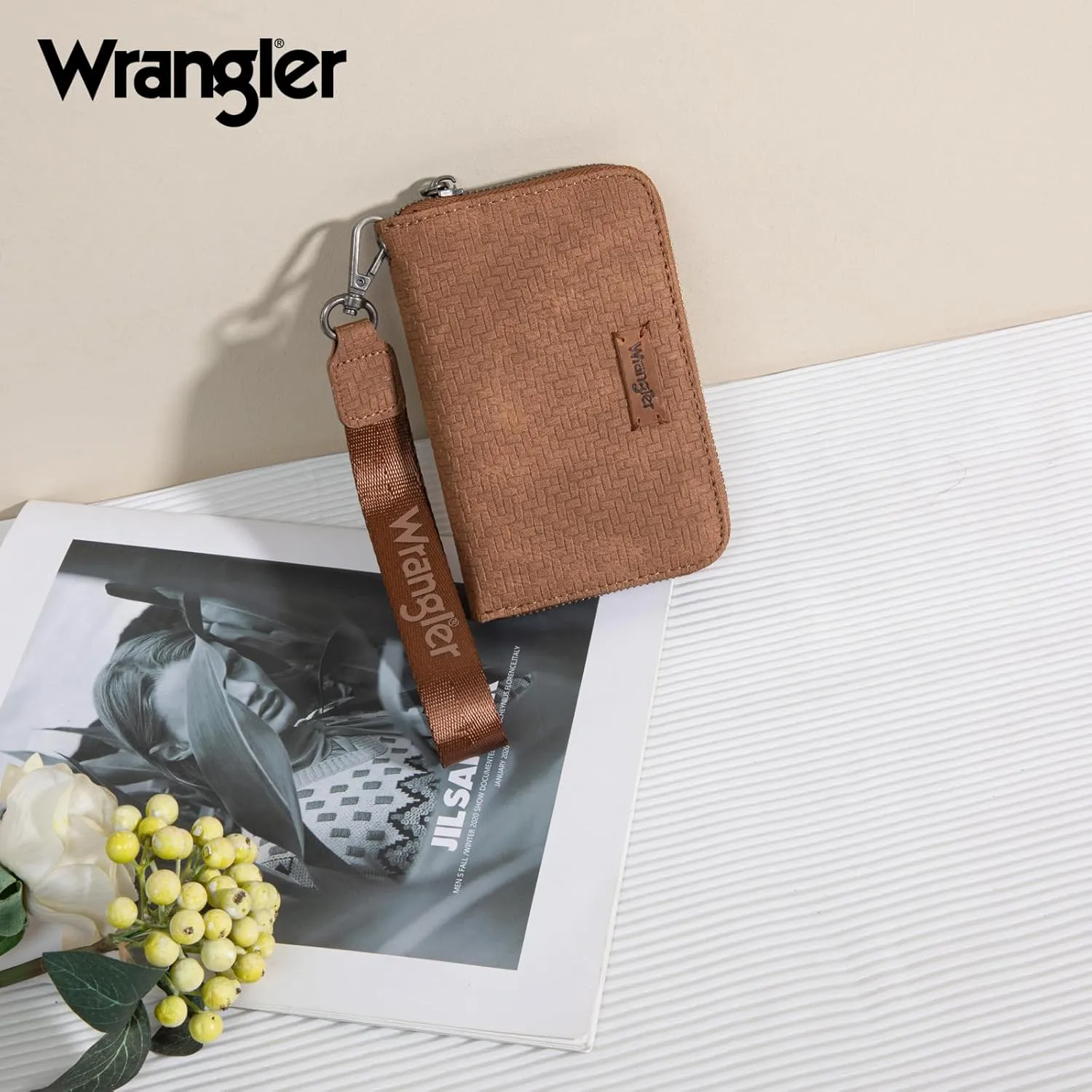 X Wrangler Credit Card Holder Wallet for Women Rfid Blocking Women's Wallets Card Cases & Money Organizers with Wristlet and Coin Pouch Minimalist Lightweight and Easy to Carry