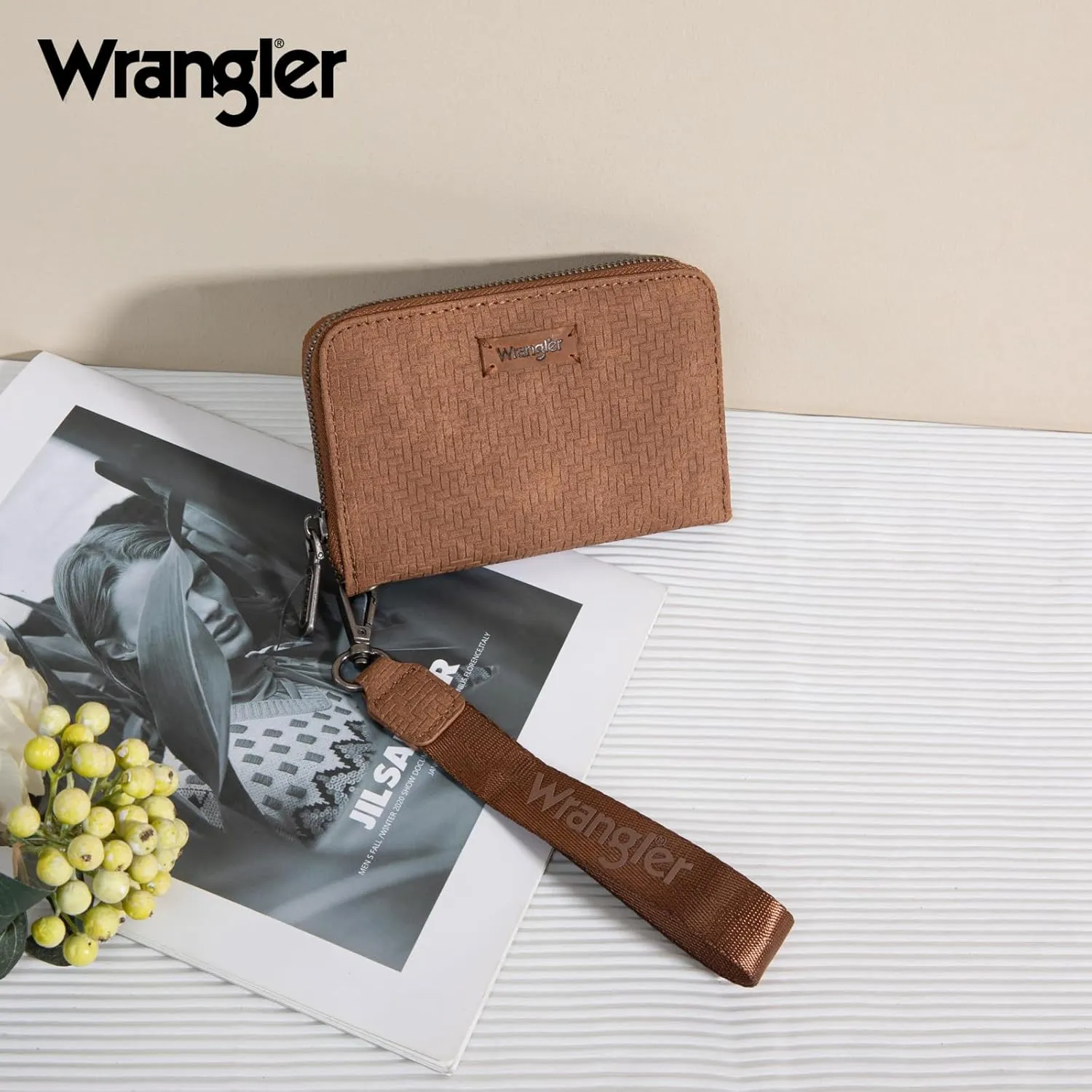 X Wrangler Credit Card Holder Wallet for Women Rfid Blocking Women's Wallets Card Cases & Money Organizers with Wristlet and Coin Pouch Minimalist Lightweight and Easy to Carry