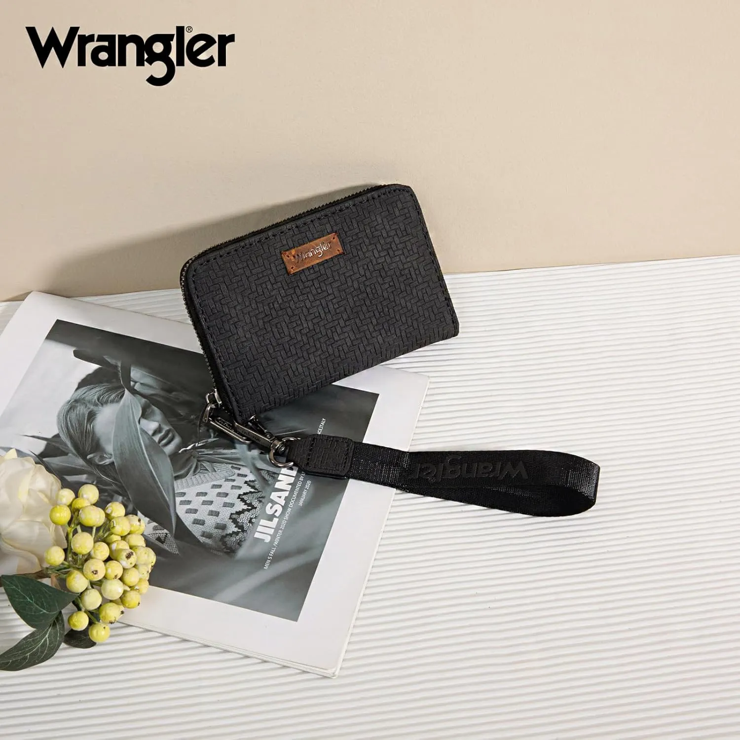 X Wrangler Credit Card Holder Wallet for Women Rfid Blocking Women's Wallets Card Cases & Money Organizers with Wristlet and Coin Pouch Minimalist Lightweight and Easy to Carry