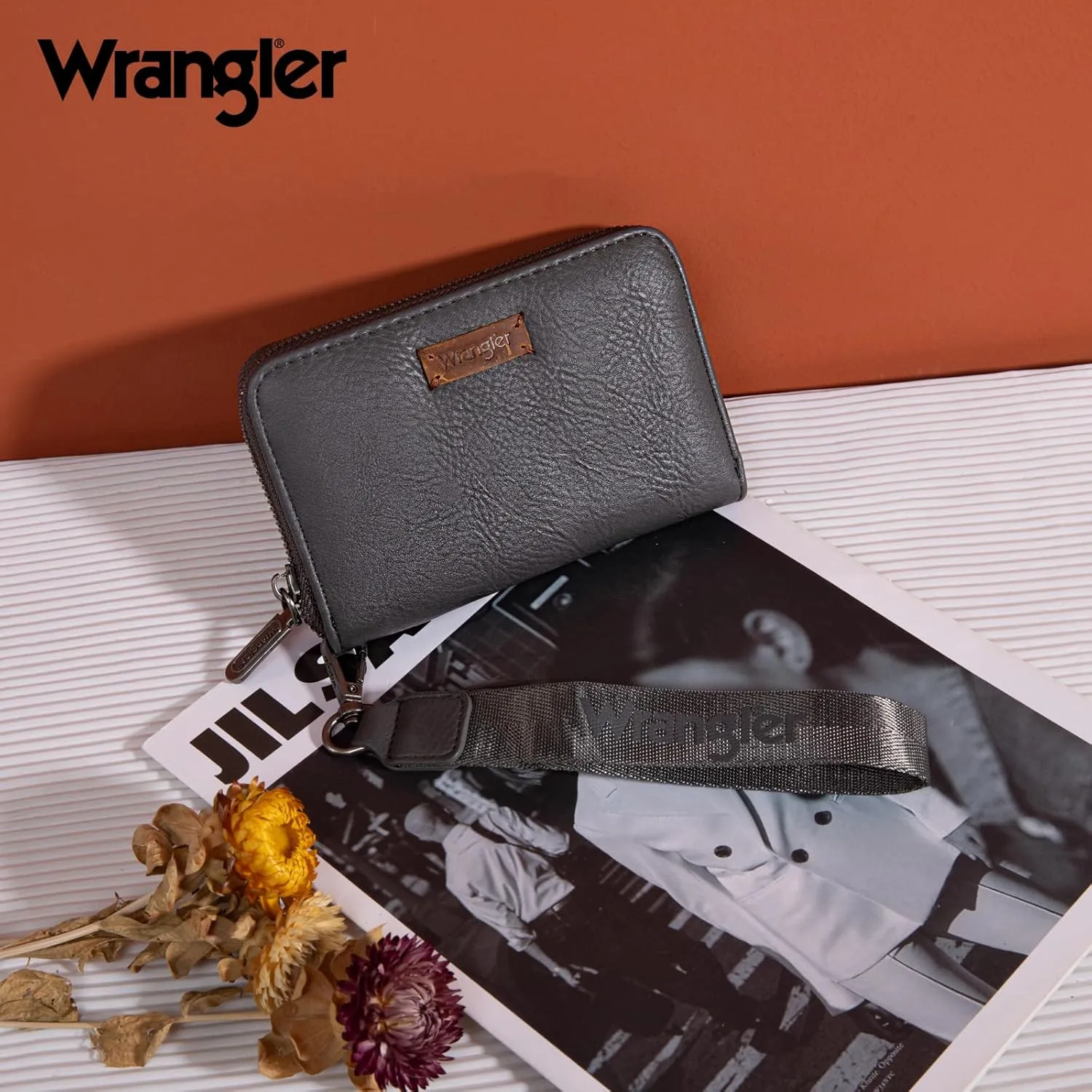 X Wrangler Rfid Card Holder Women's Wallets Card Cases & Money Organizers with Wristlet and Coin Pouch Minimalist Lightweight and Easy to Carry