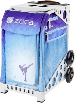 ZCA Sport Ice Dreamz Rolling Bag with White Frame (flashing wheels)